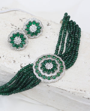Sahara Green Choker