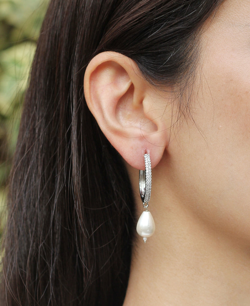Classic Pearl Hoop