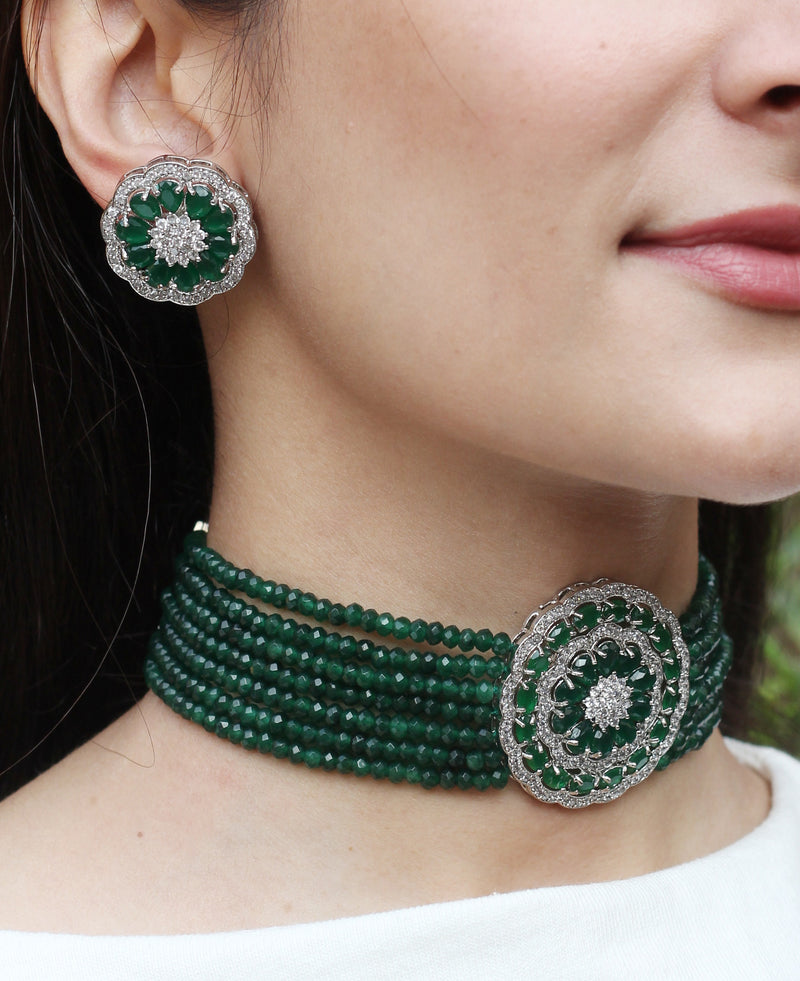 Sahara Green Choker