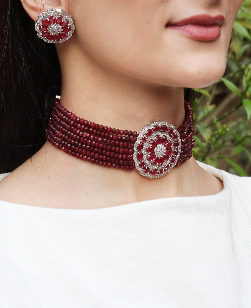 Sahara Red Choker